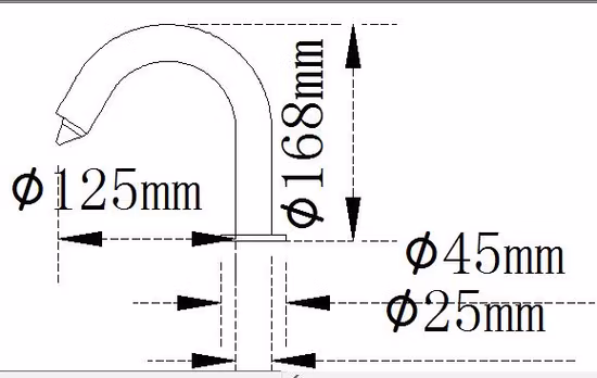 Коммерческий модный роскошный дозатор мыла для кухни и туалета